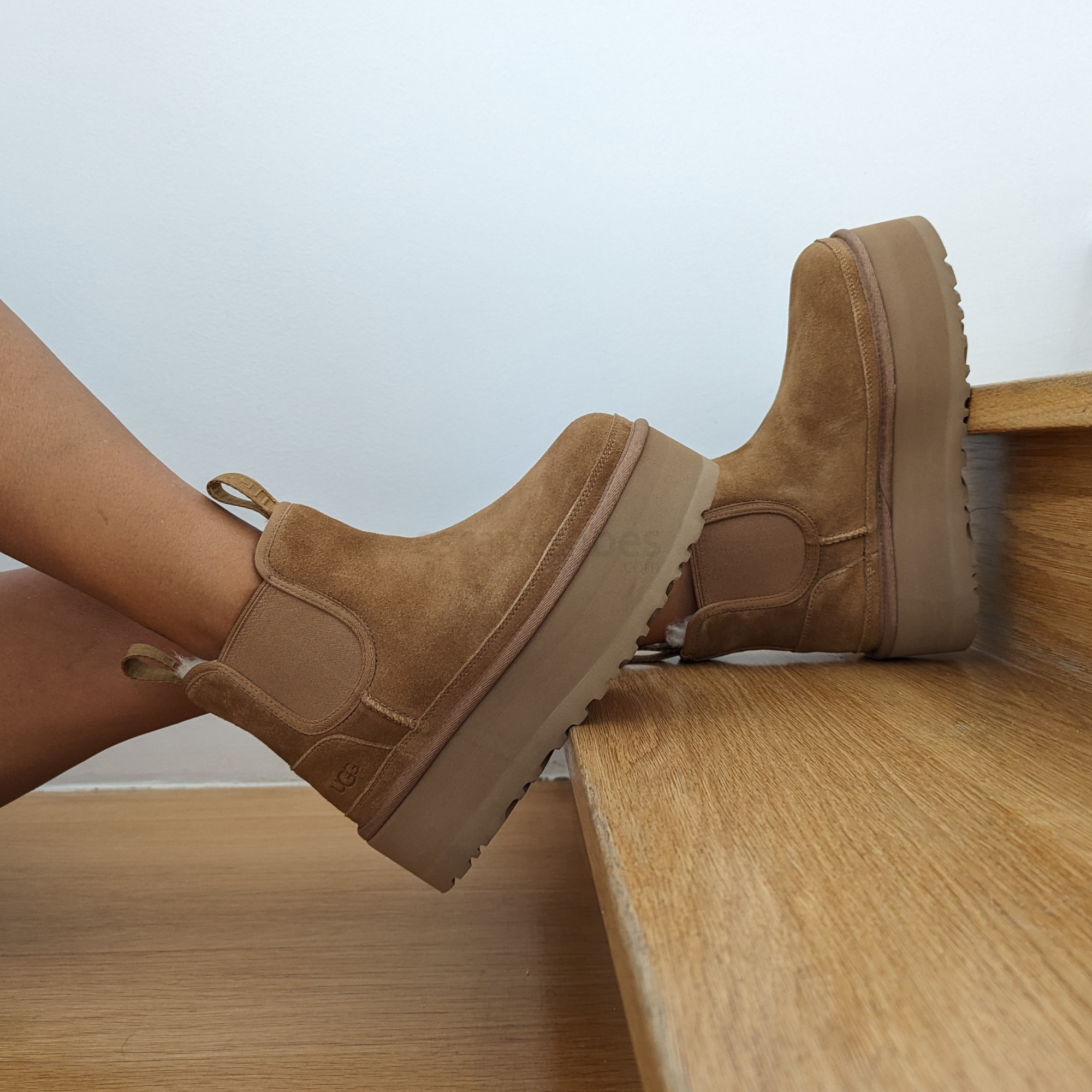 Boots UGG Neumel Platform Chelsea Chestnut 1134526