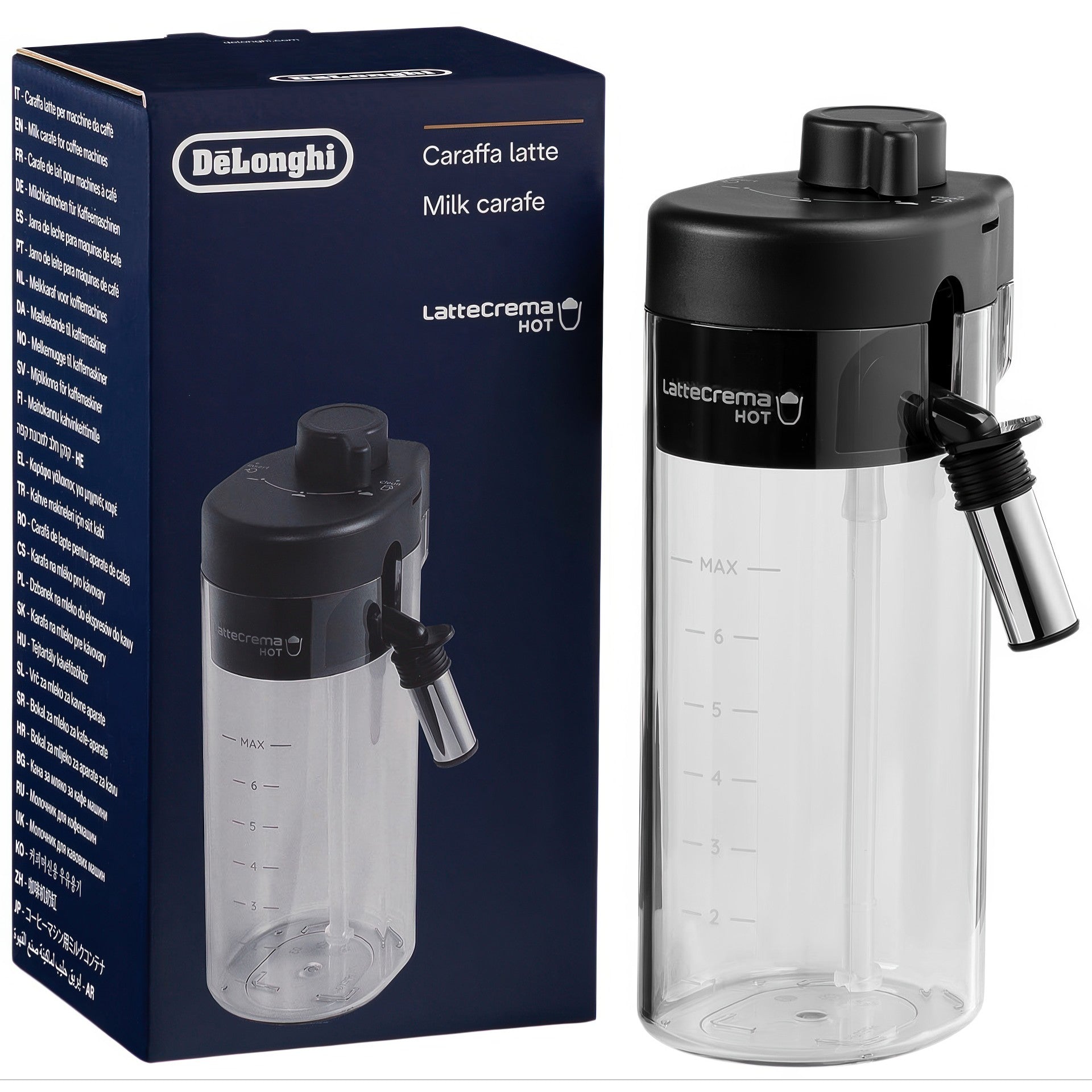 Delonghi LatteCrema Hot Milk Carafe for Eletta Explore Machines