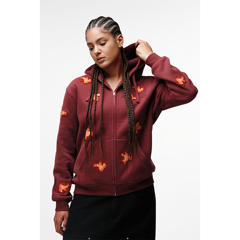 FUC(Fack Up Clothes)/ FUC ANTS HOODIE -BURGUNDY- | E.S.P. ONLINE STORE