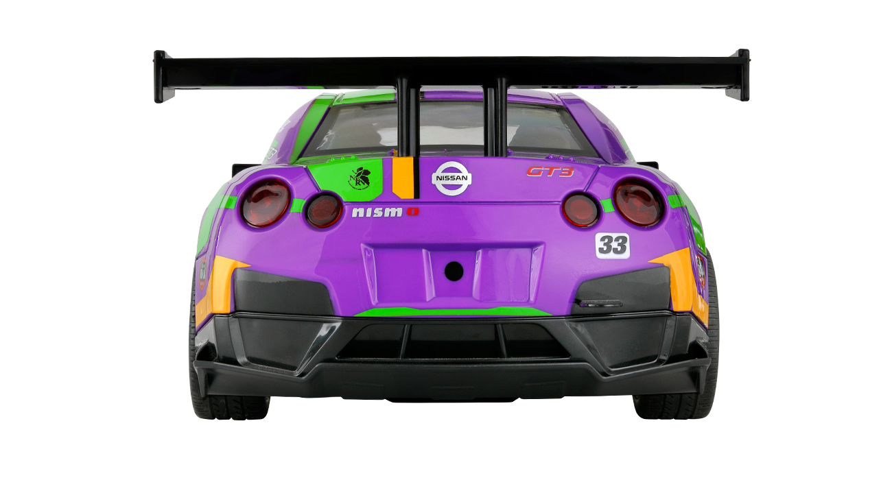 エヴァンゲリオンレーシングの初号機カラーのマシンをモデルとした「1