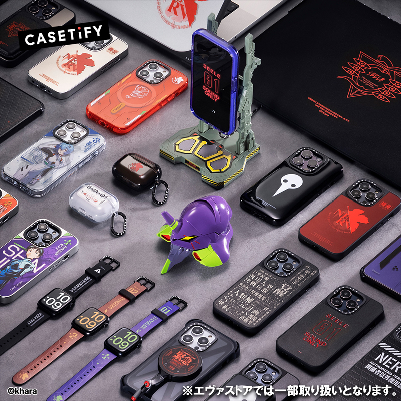 CASETiFYxEVA】NERV Logo MagSafe 対応ミラーケース（赤）/iPhone 13