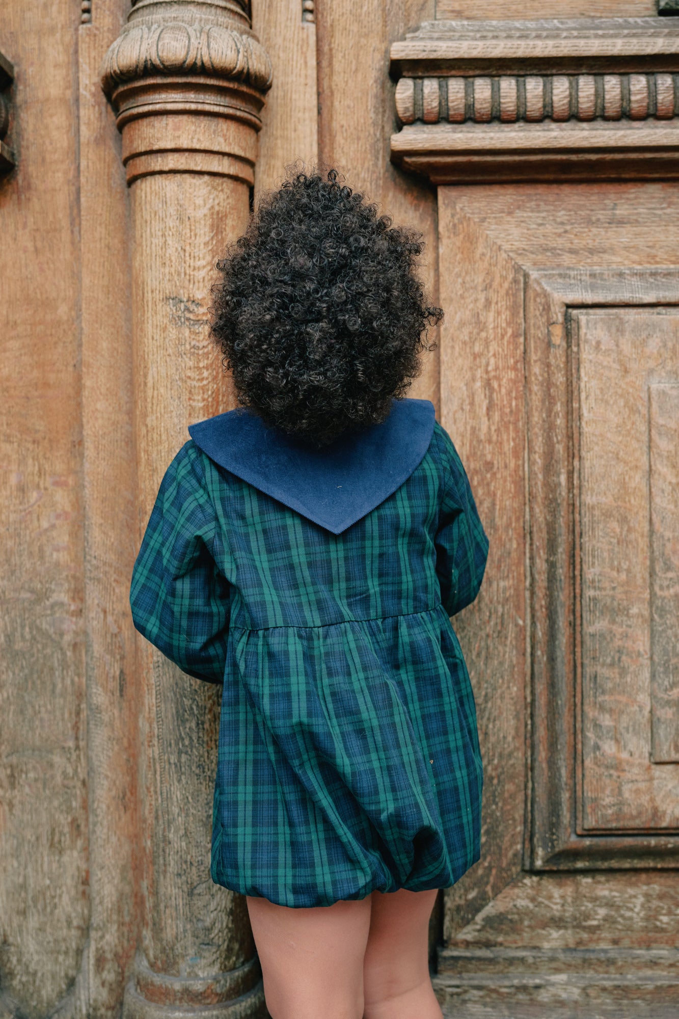 Maison Marelle - Romper ROI- Tartan Green & Blue – Everlybee