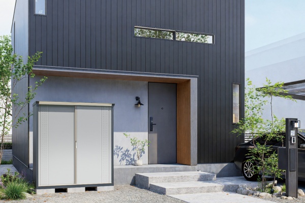 タクボ物置 グランプレステージ ジャンプ 新色アイボリーブラック（GP