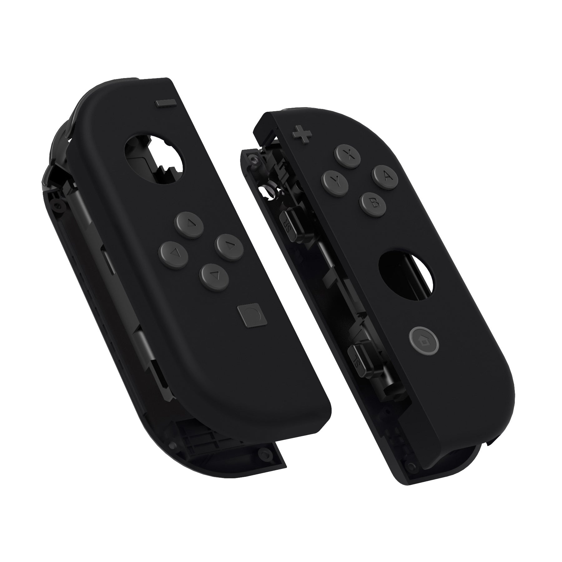 eXtremeRate Soft Touch Grip Black for Joycon Handheld Controller