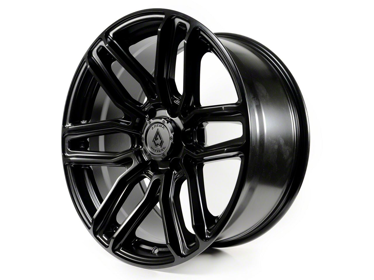 Arena Tundra Supreme Satin Black 6-Lug Wheel; 22x9.5; 20mm Offset