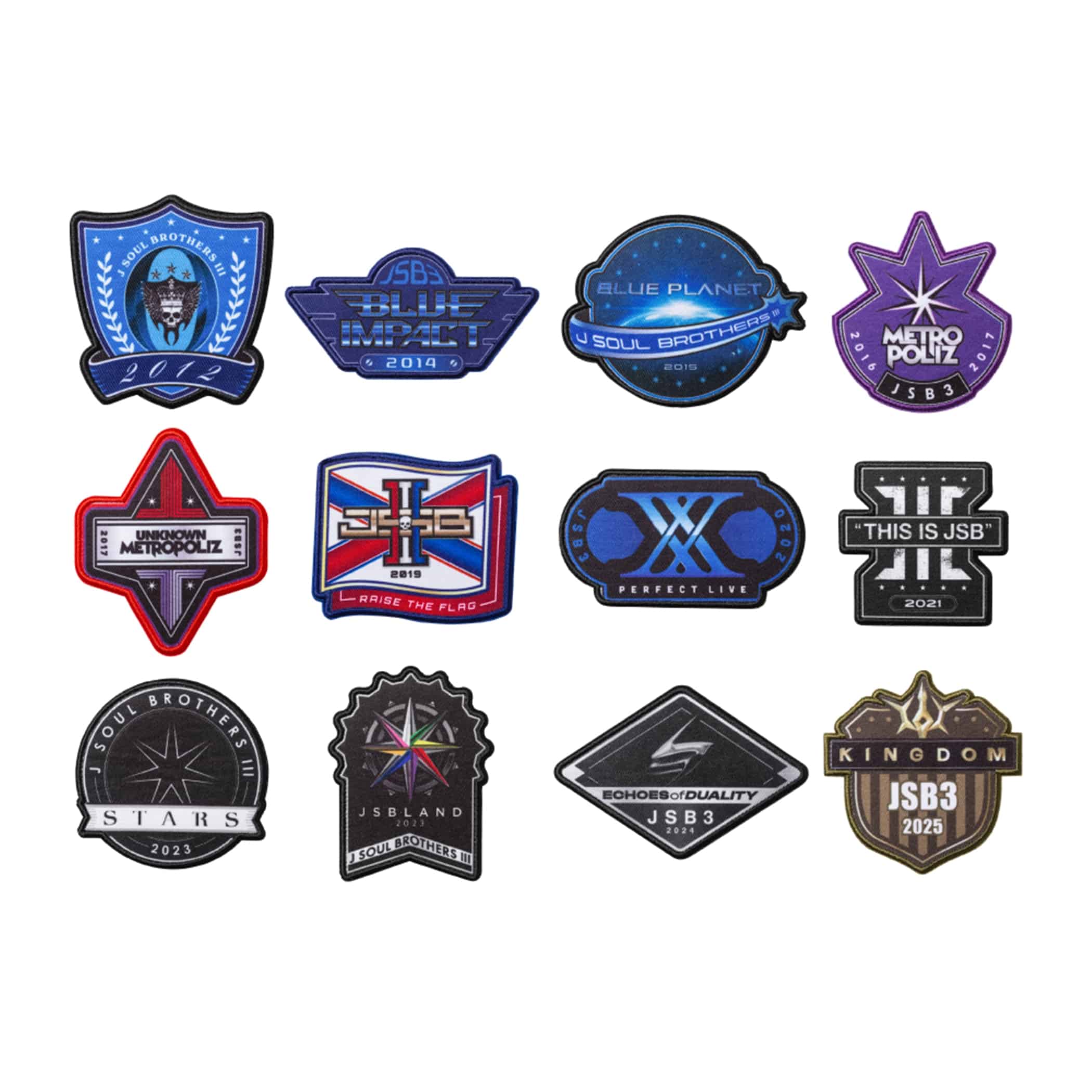 EXILE TRIBE STATION ONLINE STORE｜JSB FOREVER ～ONE～ ワッペン/全12種