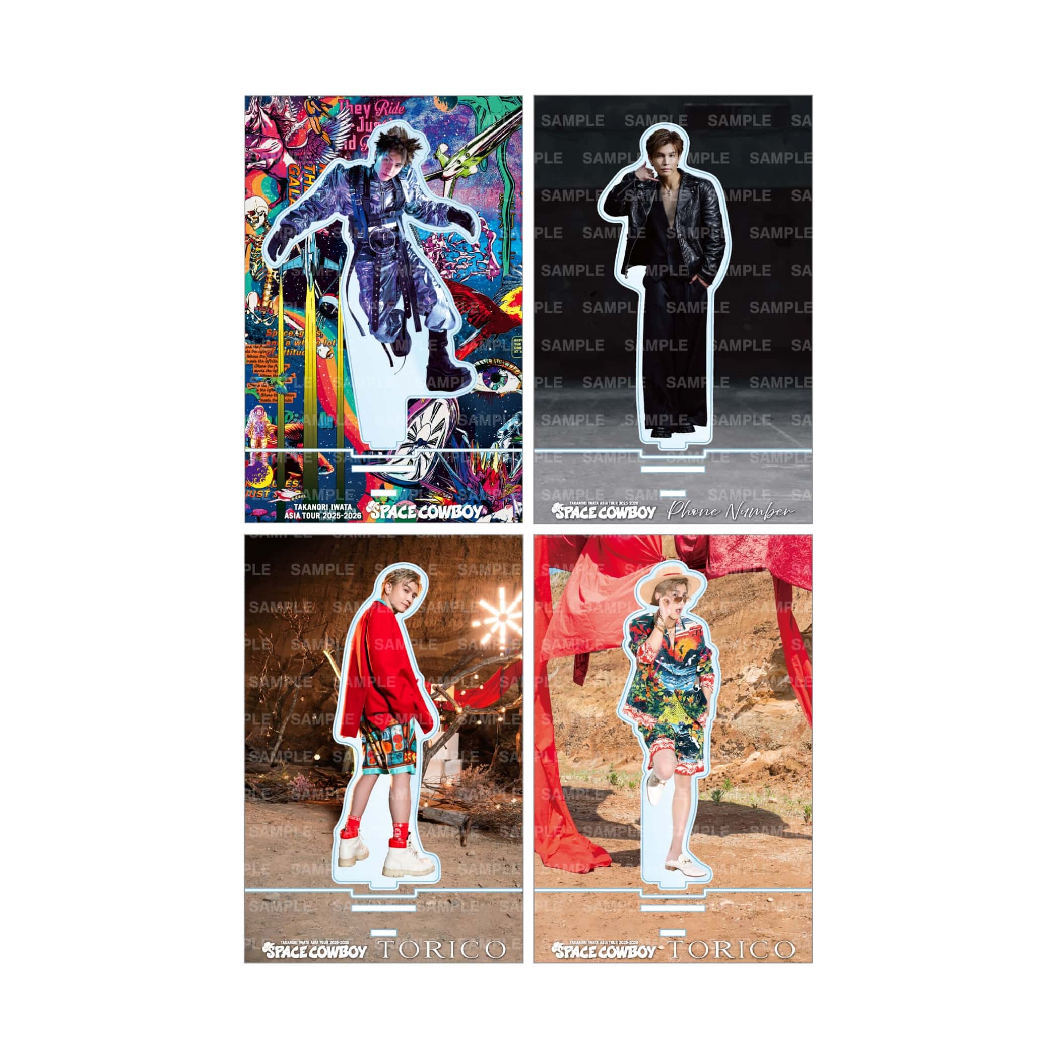 EXILE TRIBE STATION ONLINE STORE｜SPACE COWBOY アクリルスタンド/全4種