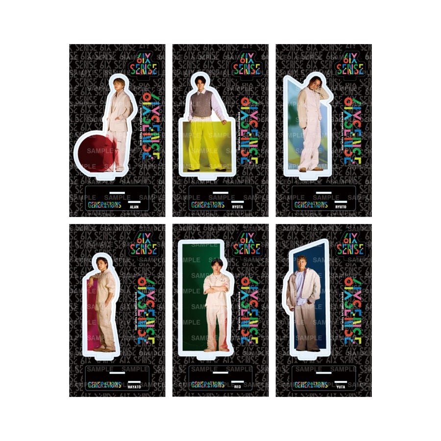 EXILE TRIBE STATION ONLINE STORE｜6IX SENSE アクリルスタンド/全6種