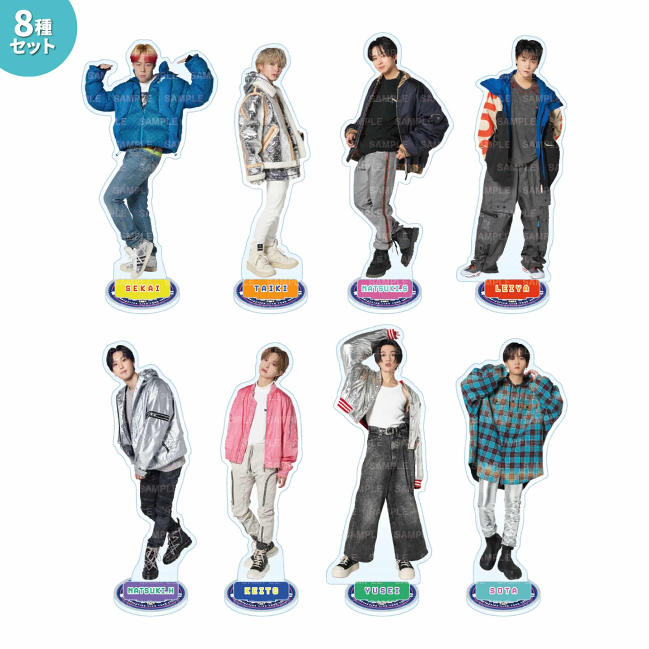 FANTASTICS アクスタ コンプセットA・Bおまとめ品 FANTASTICS アクスタ