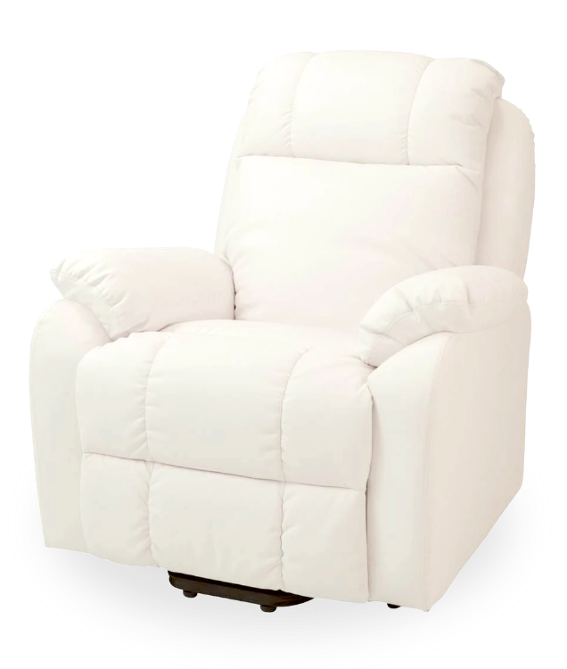 ☆チーズページ☆ ホワイト リクライニングチェア ☆チーズページ