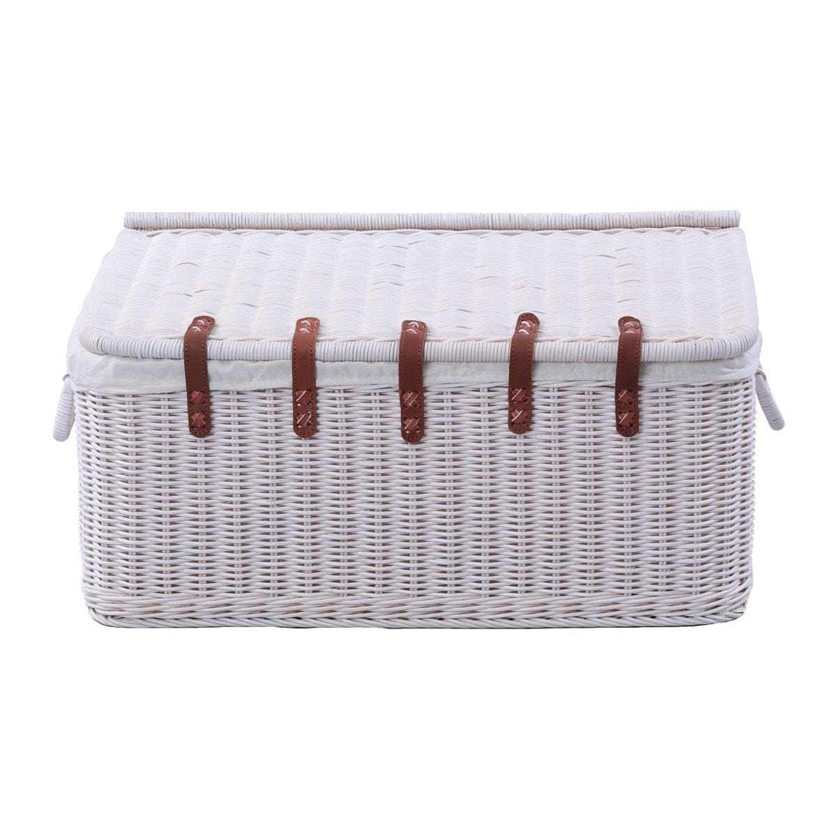 ラタンバスケット Lサイズ（GK520LWW）ホワイトの通販・卸売り | アイ