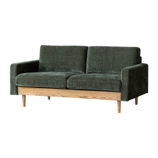 ヤマソロ 83-832 LIBREST 圧縮ウレタン ソファ1P モスグリーン