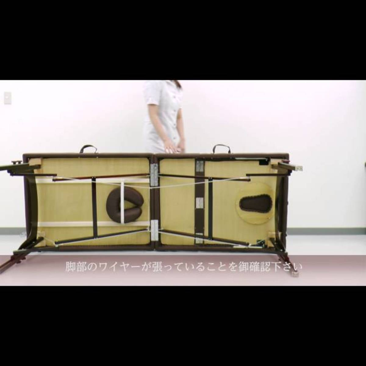 高級低反発木製折りたたみリクライニングベッド009SDX（ダークブラウン