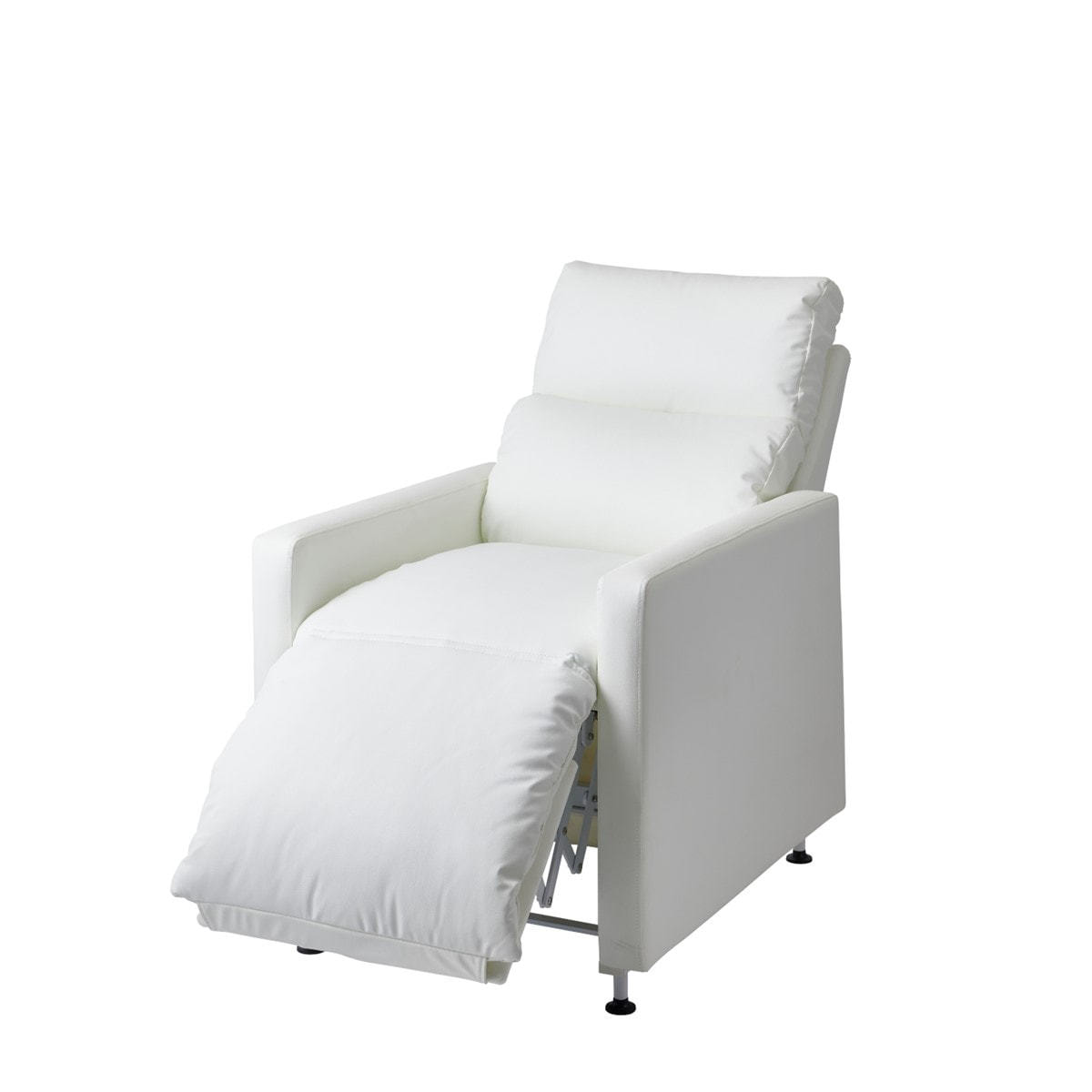 ラウンジチェアDX PRO（スノーホワイト）【リクライニング角度固定