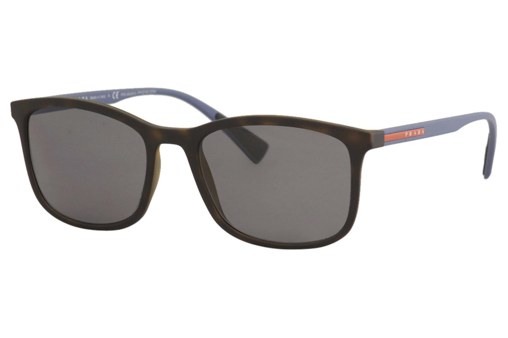 Prada Linea Rossa SPS01T SPS/01/T U61-144 Havana/Blue Square