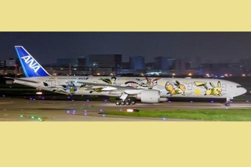 ANA All Nippon Pokemon Picachu Boeing 777-300ER JA784A Eevee Jet