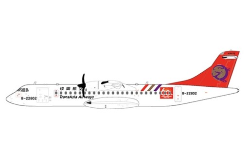 TransAsia ATR 72-500 B-22802 '60th Anniversary' JCWings LH2TNA301