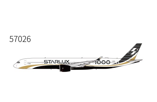 Starlux Airlines Airbus A350-1000 Carbon Fiber colors; first A350