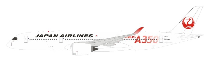 JAL Japan Airlines Airbus A350-900 JA01XJ with stand JFox/InFlight