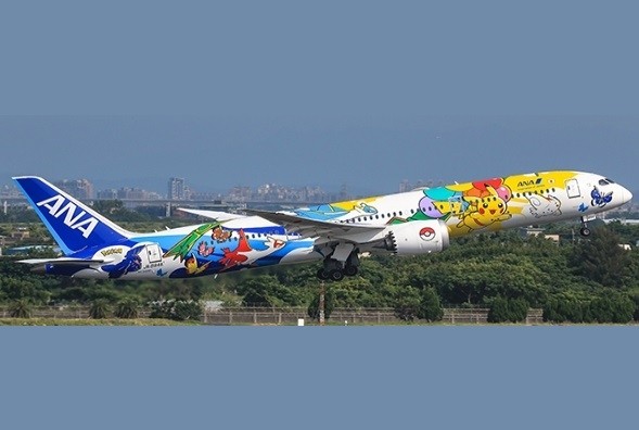 ANA All Nippon Pikachu Boeing 787-9 Dreamliner JA894A JC Wings