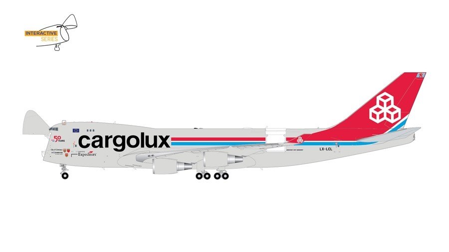 Cargolux Boeing 747-400ERF LX-LXL doors open (Interactive Series