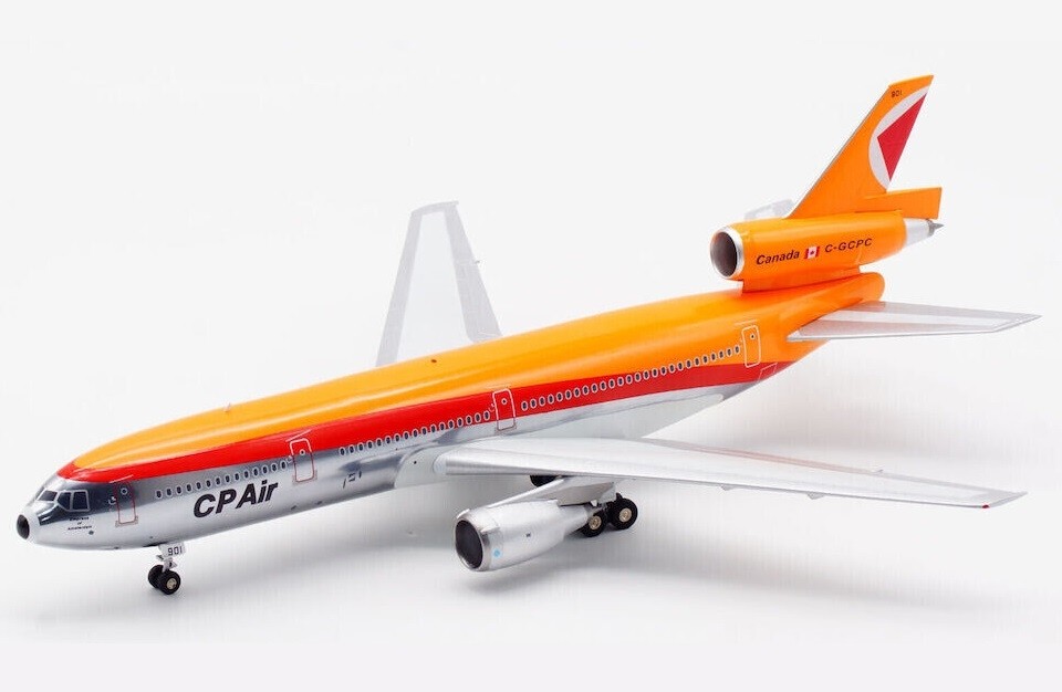 CP Air Douglas DC-10-30 C-GCPC With Stand Die-Cast InFlight
