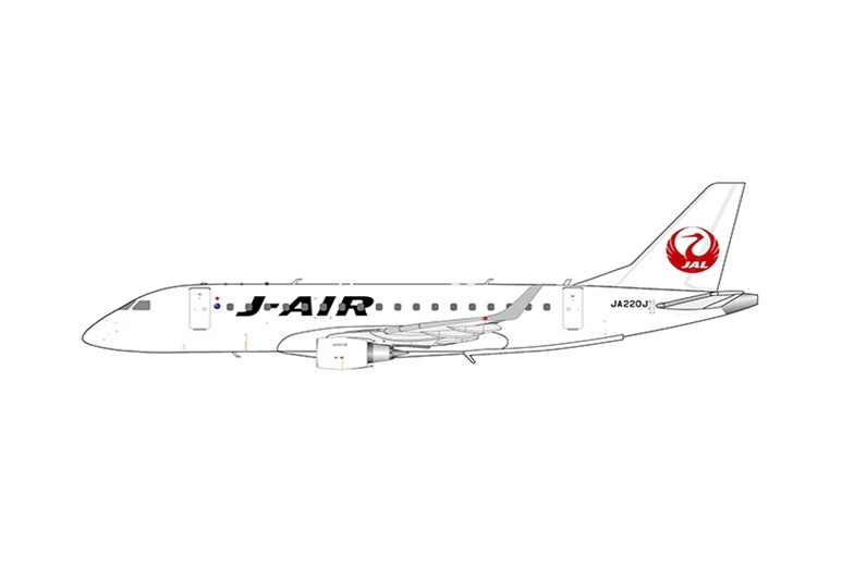 J-Air JAL Japan Embraer 170 E-170 JA220J JCWings EW2170001 Scale 1