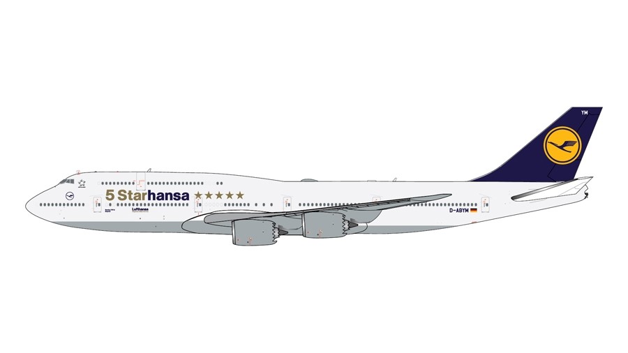 Gemini 1/200 ルフトハンザ 747-400 G2DLH1241 GEMINI 200 Lufthansa