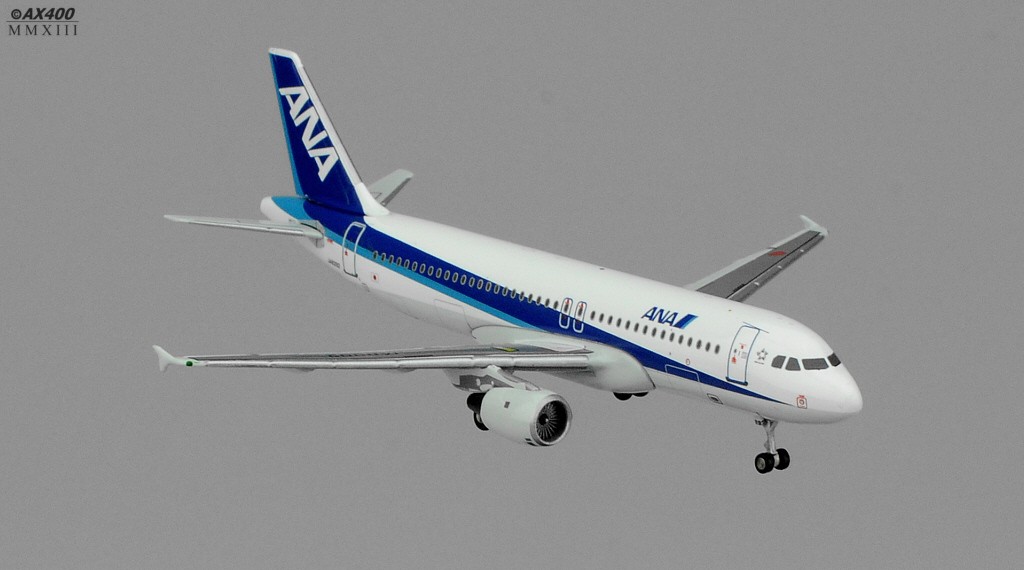 JCWings Air Nipon A320 Reg# JA8387 Item: JC4ANA832,Scale 1:400 Die