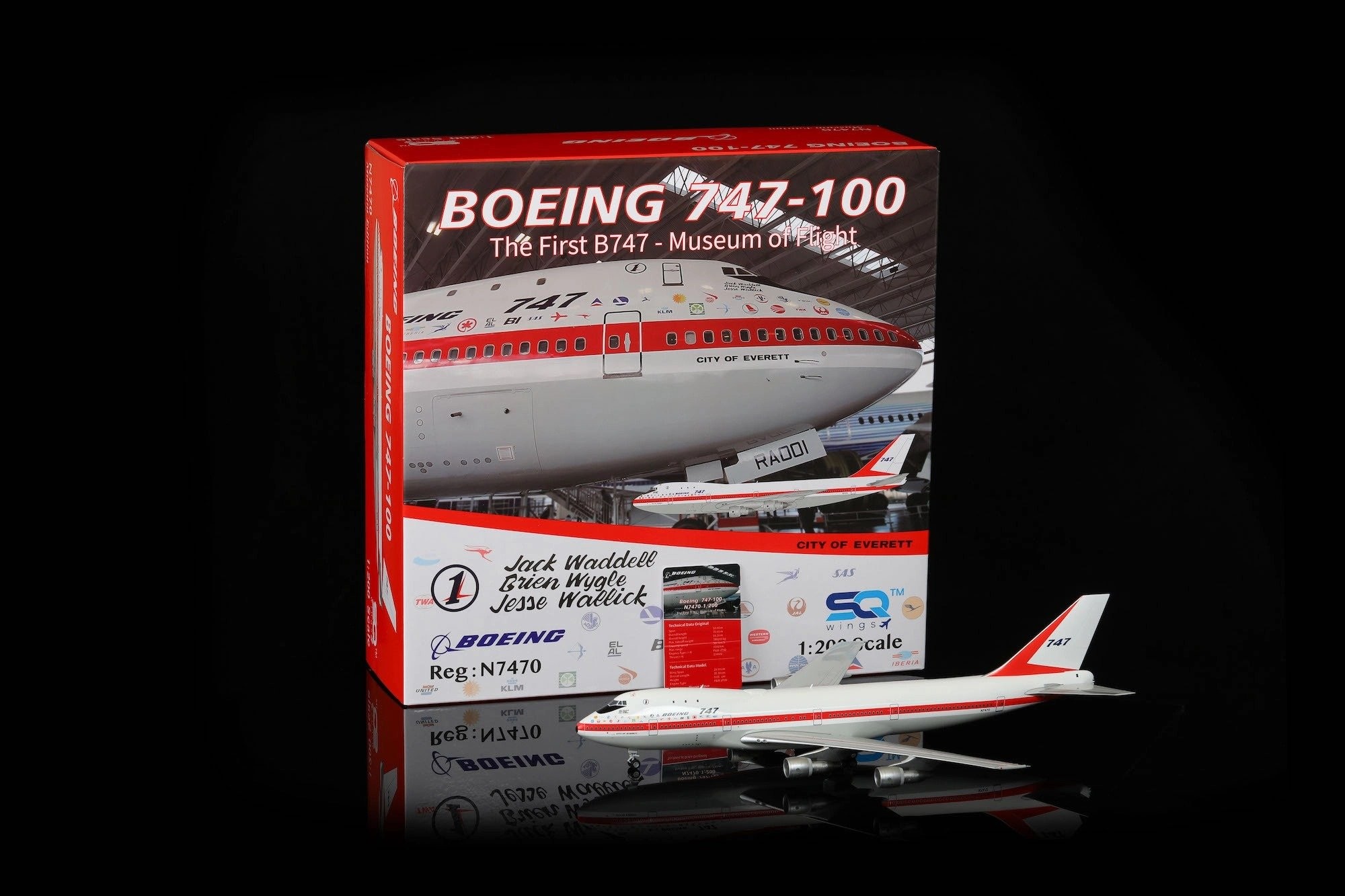 Boeing Company Boeing B747-100 Museum Livery Reg: N7470 L2064 SQ