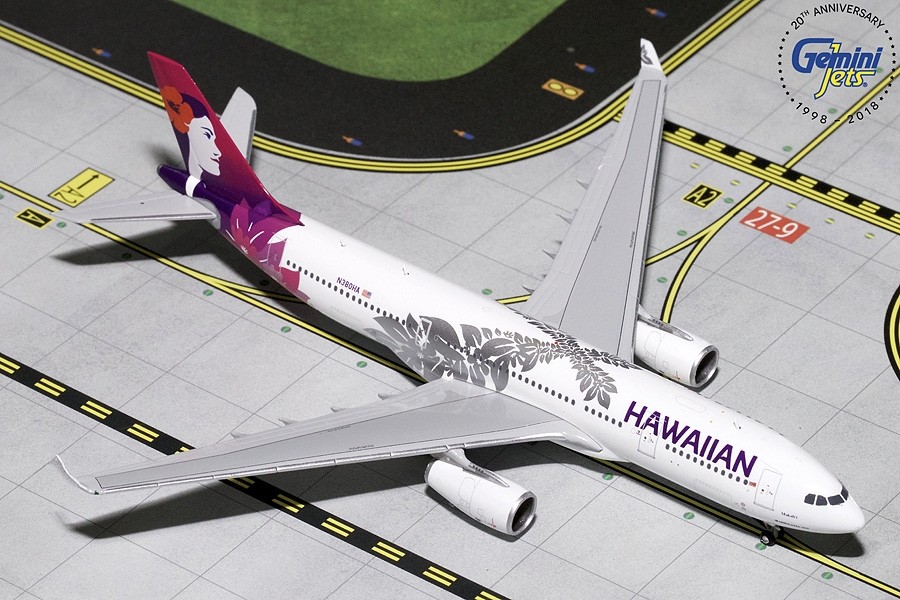 Gemini Jets Diecast model Hawaiian Airlines A330-200 New Livery