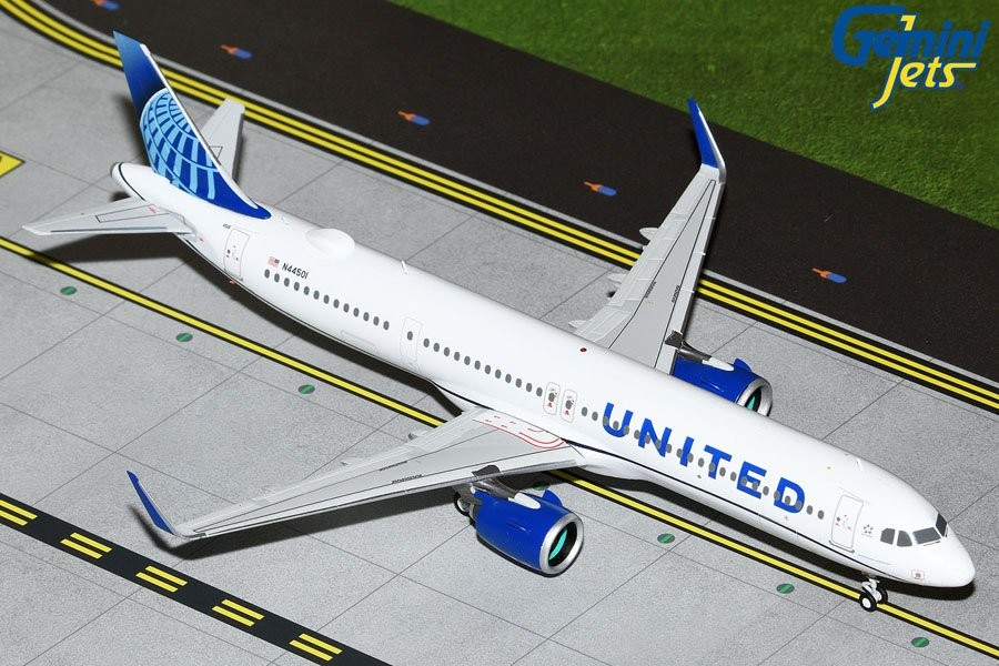 United Airlines Airbus A321neo N44501 GeminiJets G2UAL1281 Scale 1
