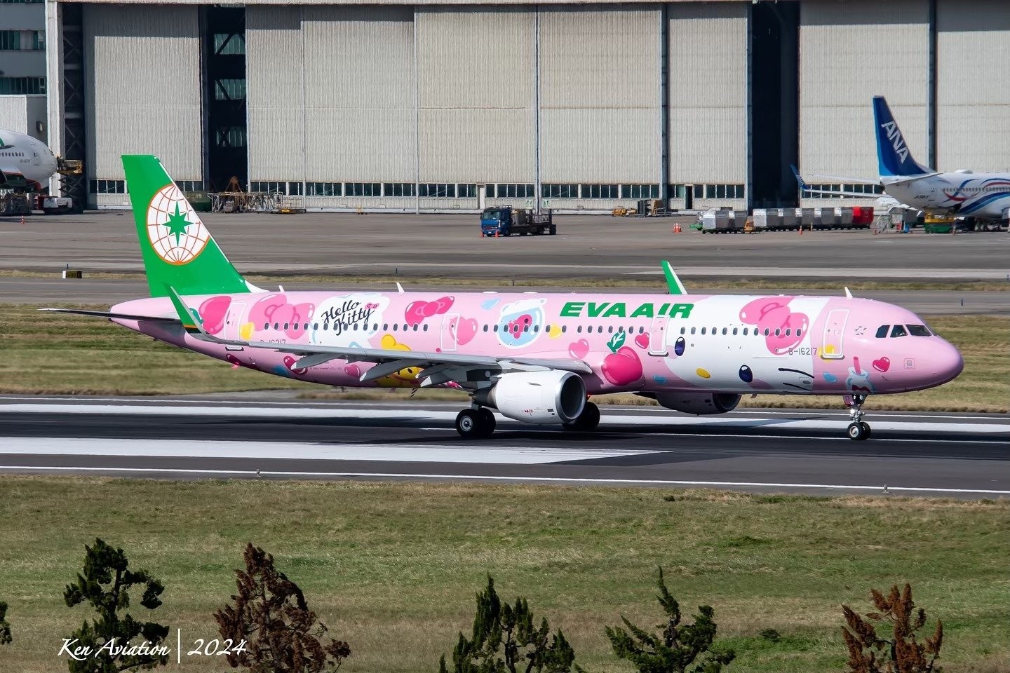 EVA AIR A321-200 エバー航空 ハローキティ Kitty NG EVA AIR A321-200