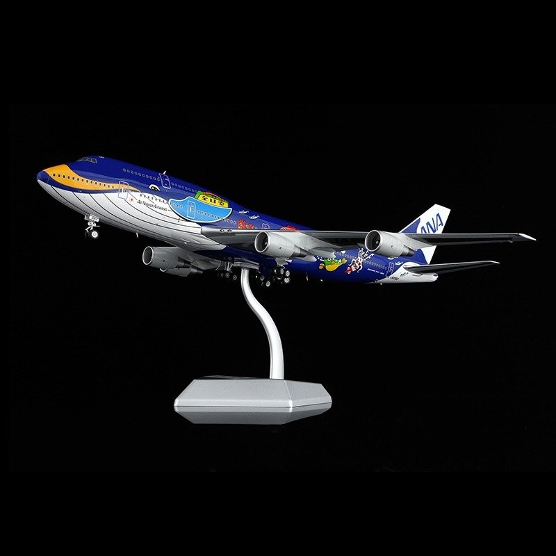 All Nippon Airways Boeing B747-400D ANA Whale Flaps Down Reg