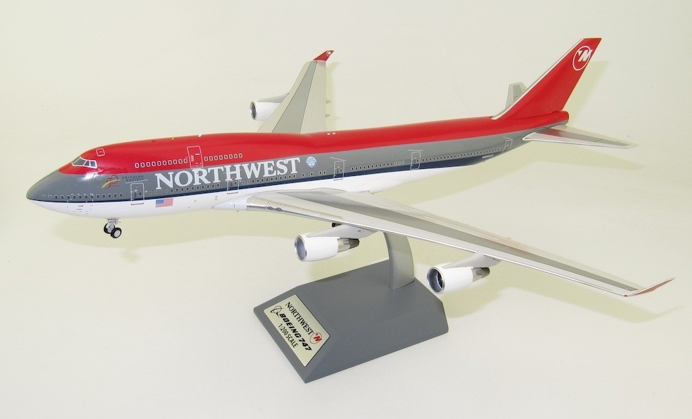 Northwest Boeing 747-400 N665US InFlight/B-models B-744-NW-12