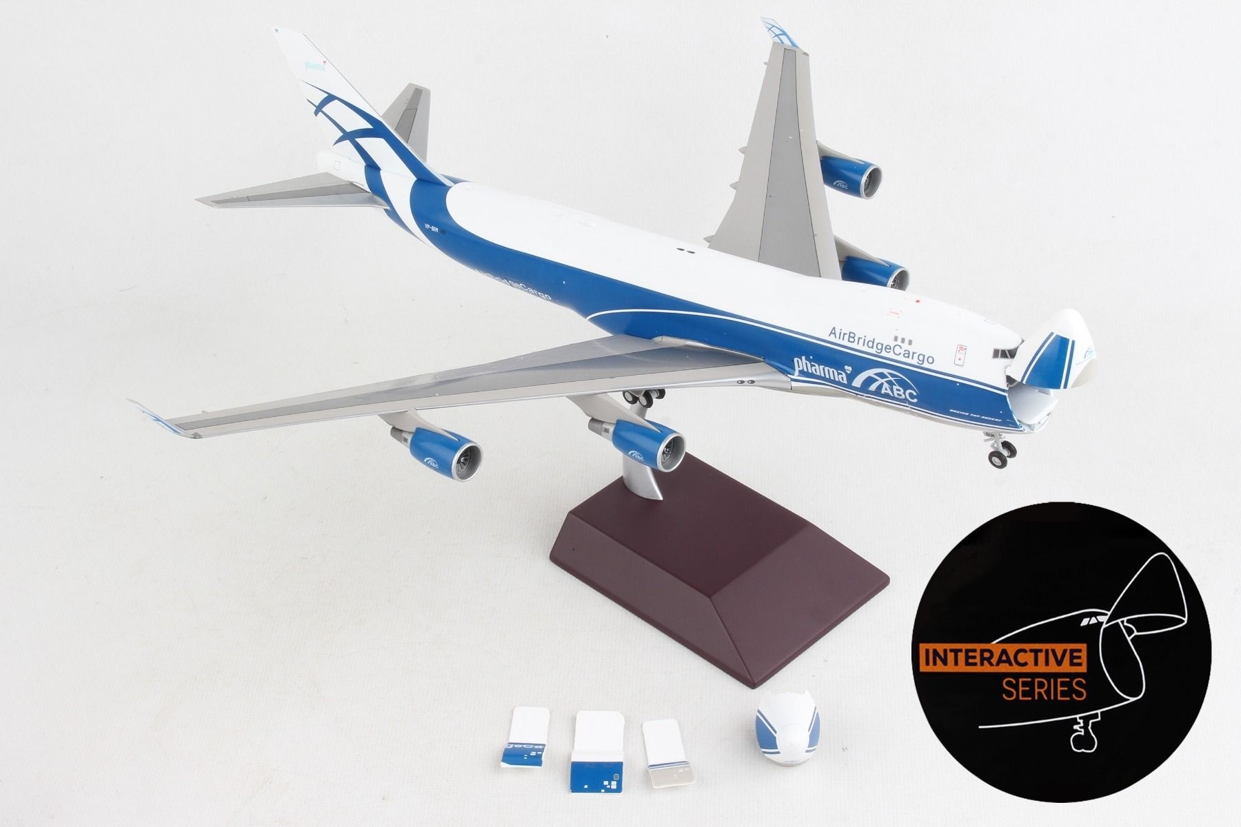 AirBridge Cargo Air Boeing 747-400ERF VP-BIM Gemini200 G2ABW934