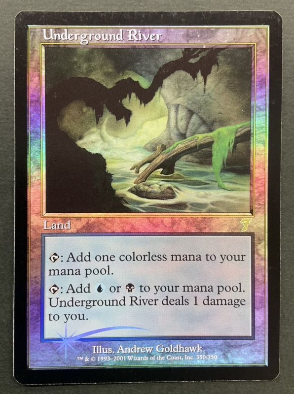 地底の大河 日本語 7ed foil 日本語】地底の大河 foil 7ED 地底の大河