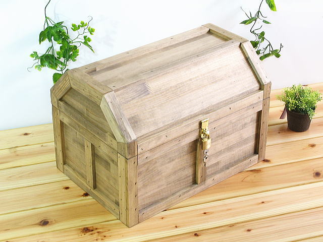 タイムカプセル・大きな海賊宝箱の販売 - 木製雑貨の専門店F-RAISE