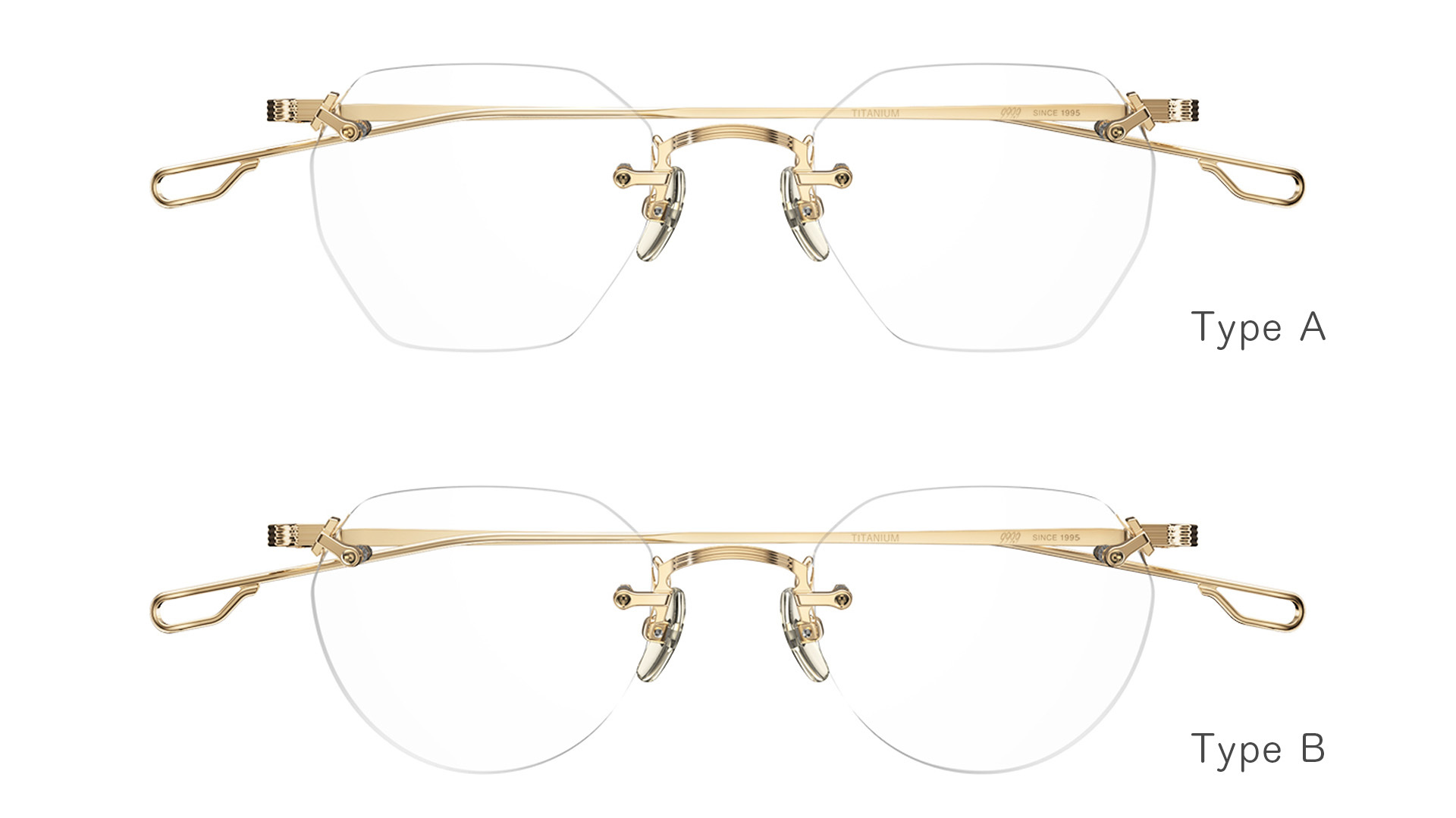 8年ぶりの完全リムレス新作眼鏡フレーム！フォーナインズ「TW-20T