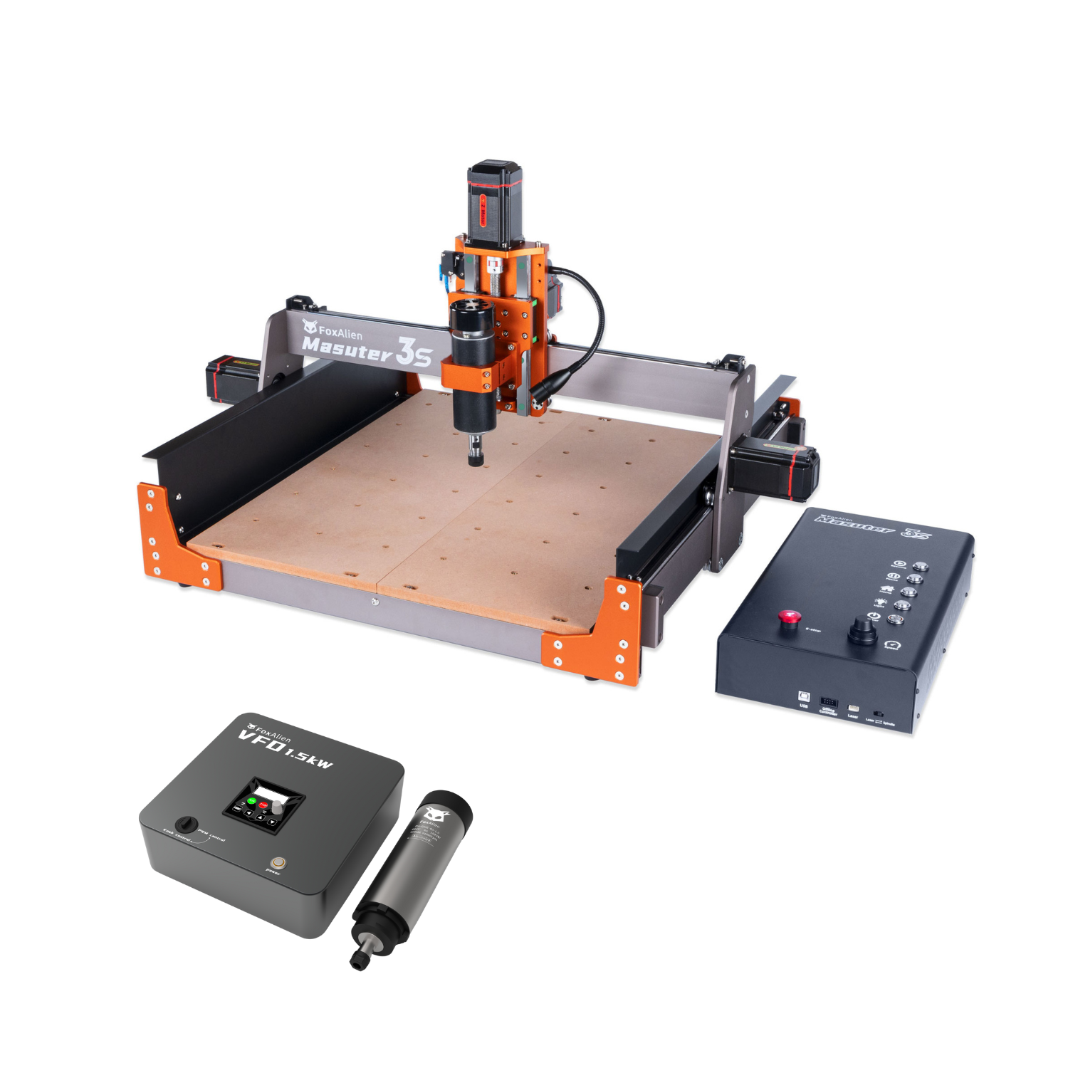 CNC Router Machine XE-PRO with 1.5KW VFD Spindle Kit