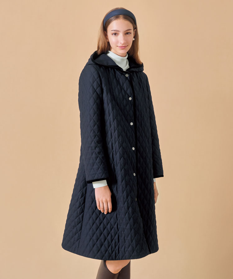 フォクシーニューヨーク定価13万ワンピ、コートにも♪、プリーツ