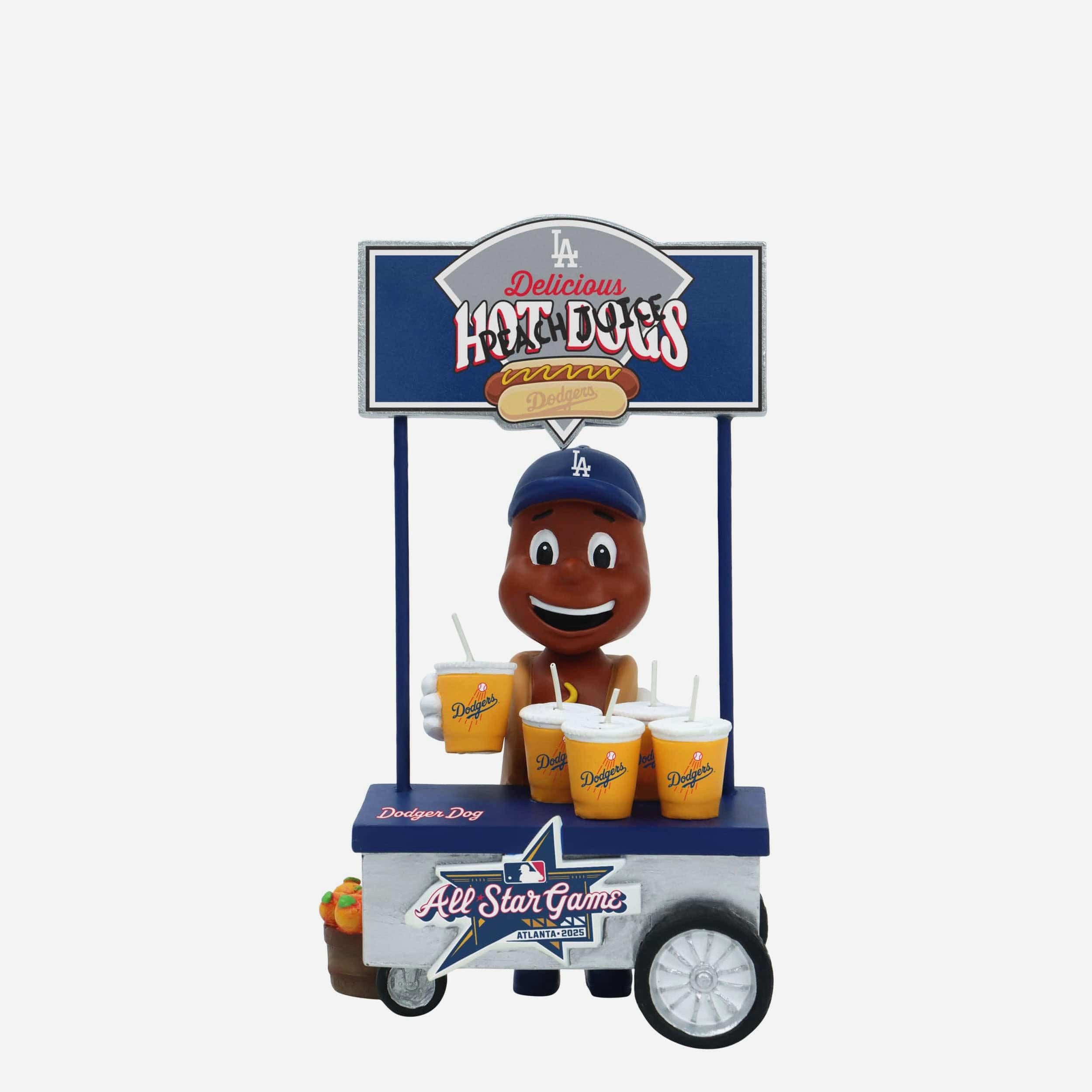 Dodger Dog Los Angeles Dodgers 2025 MLB All-Star Peach Mascot Mini