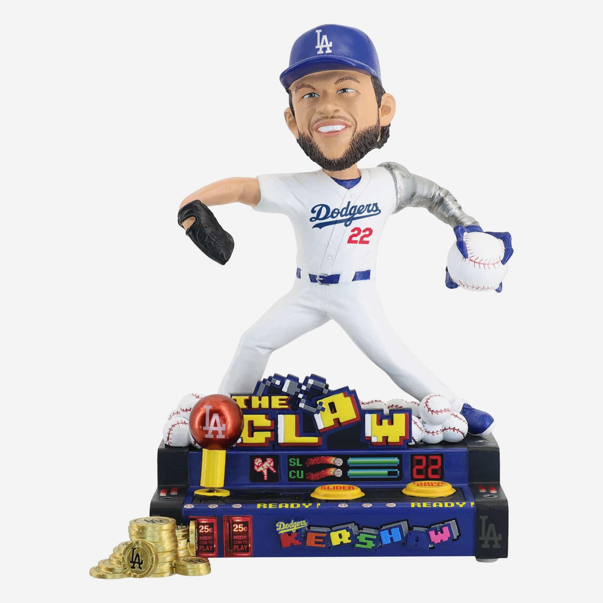 Clayton Kershaw Los Angeles Dodgers The Claw Nickname Bobblehead FOCO
