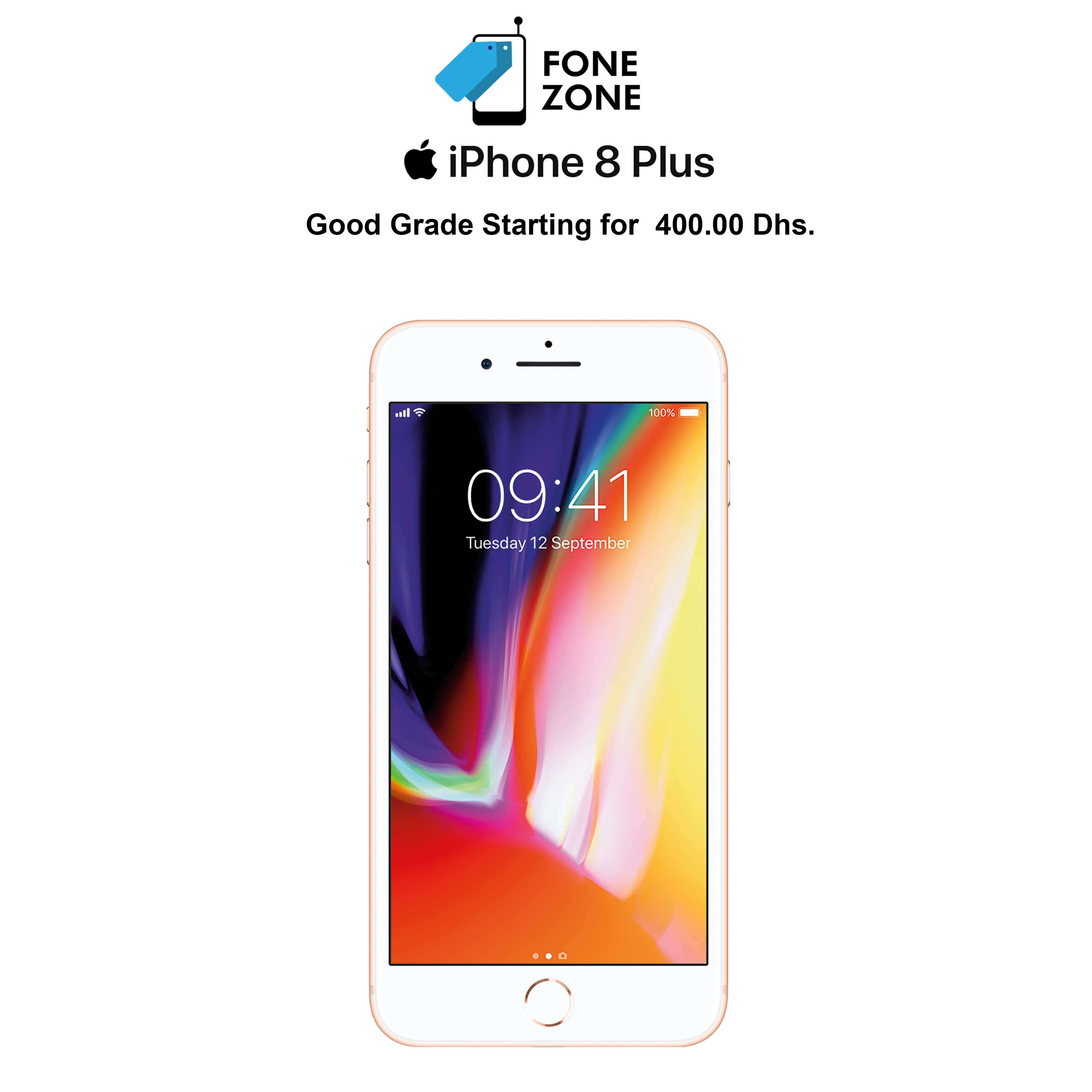 Apple IPhone 8 Plus, 256GB, Gold – Fonezone.ae