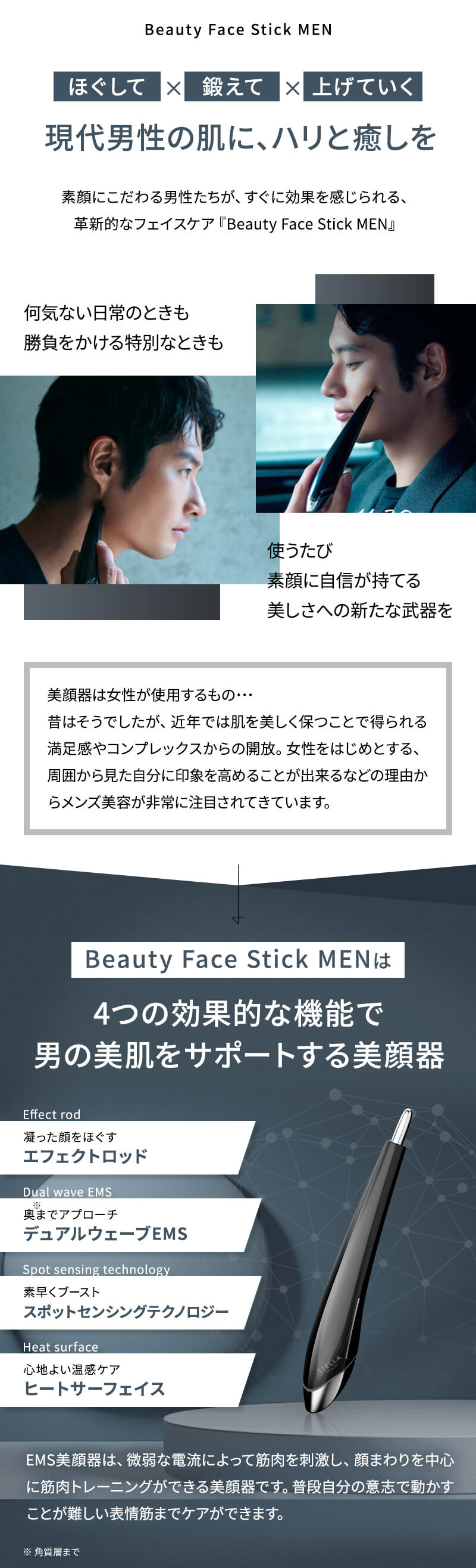 正規販売店】ステラボーテ ビューティフェイススティック メン