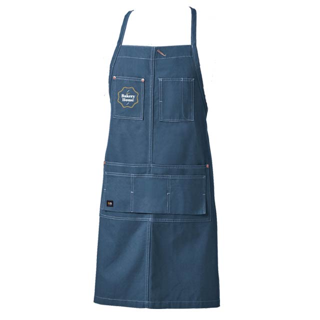 おしゃれステッチエプロン（首掛け）[SOWA 10131]｜オリジナルプリント