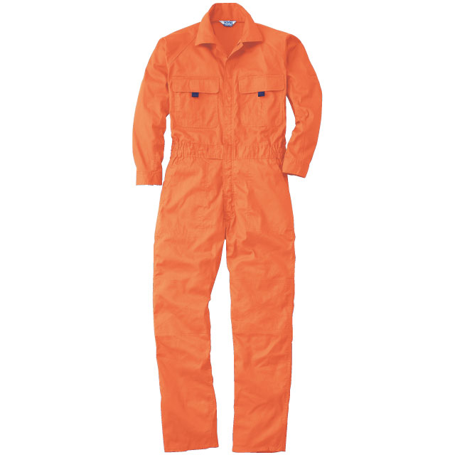 カラフルつなぎ(えり付)[SOWA 9800]｜オリジナルプリント・デザイン