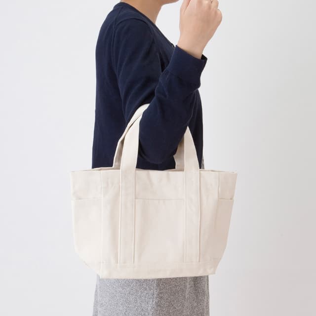 厚手キャンバスポケットマルチトート（S）[MARKLESS STYLE TR-0853