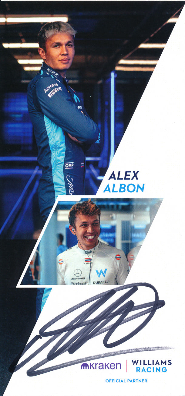 ALEX ALBON選手 サイン アレックスアルボン選手 ALEX ALBON選手 サイン
