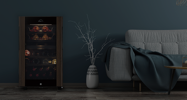 温度管理とデザインに優れた家庭用ワインセラー SG-196GD｜フォル